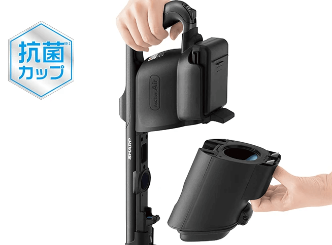 EC-KR2(新型モデル)のダストカップ